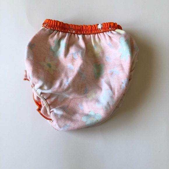 Baby Orange Floral Swimming Suit 9-12M - Picture 8 of 9
